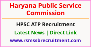 HPSC ATP Recruitment