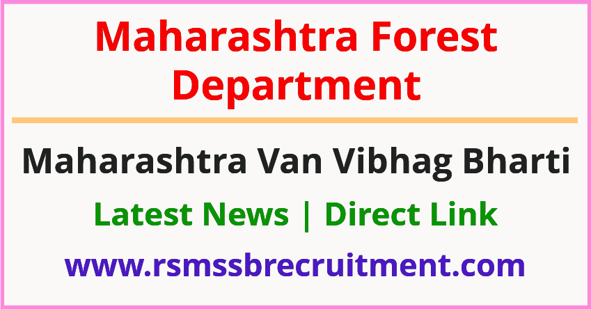 MAHARASHTRA FOREST DEPARTMENT