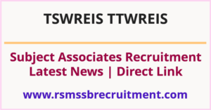 TSWREIS TTWREIS Subject Associates