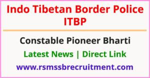 ITBP Pioneer