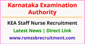 KEA Staff Nurse Recruitment
